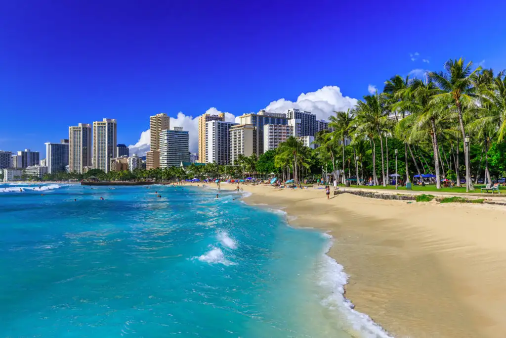 Honolulu, Hawaii coastline