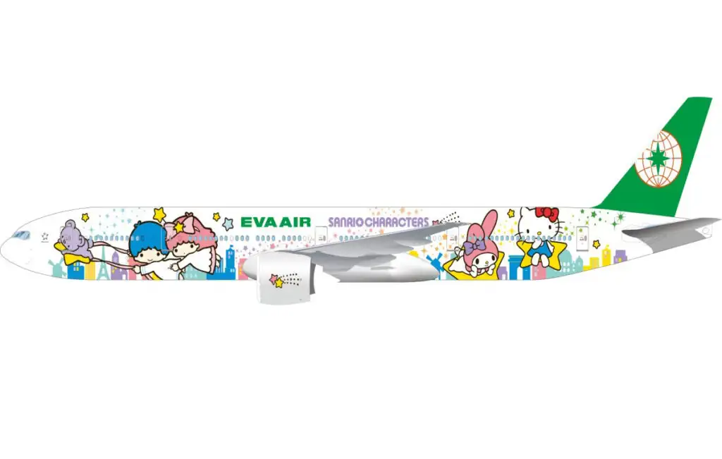 Sanrio Characters Jet from Eva Air
