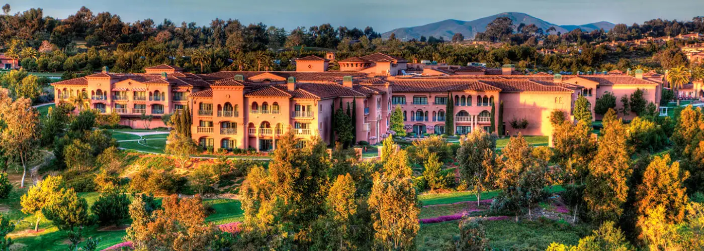 Aerial view of the Fairmont Grand Del Mar hotel