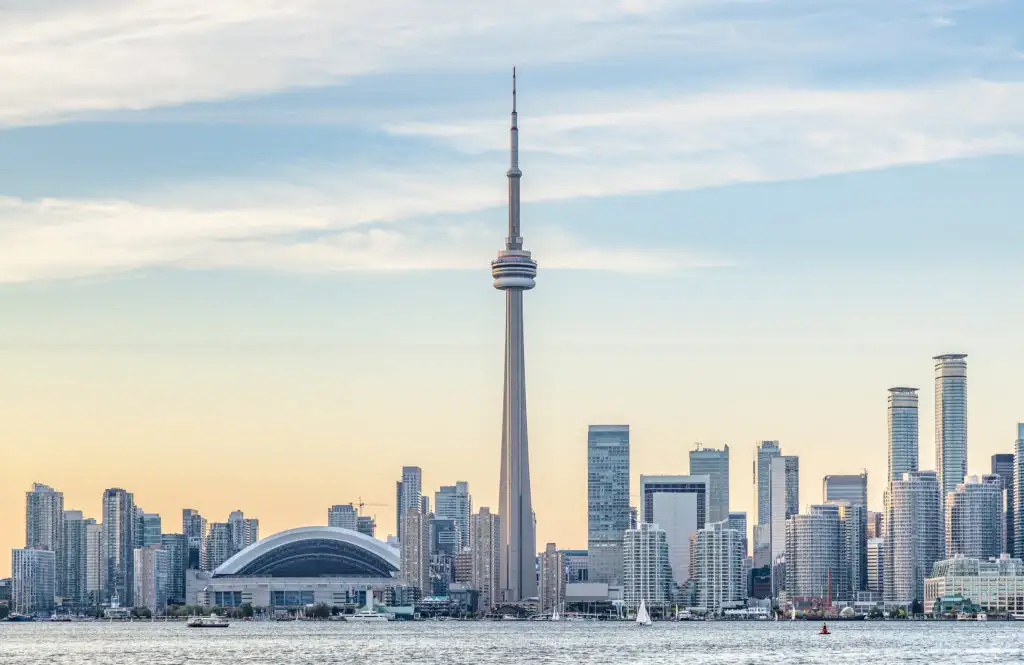 CN Tower in the Toronto Skyline, Canada