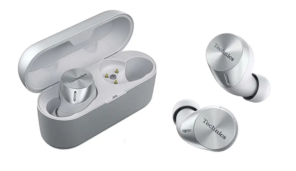 Panasonic Technics True Wireless Bluetooth Earbuds in silver