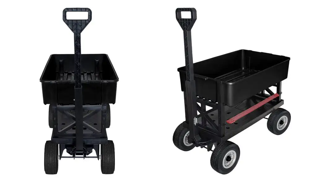 Two views of the Mighty Max Cart