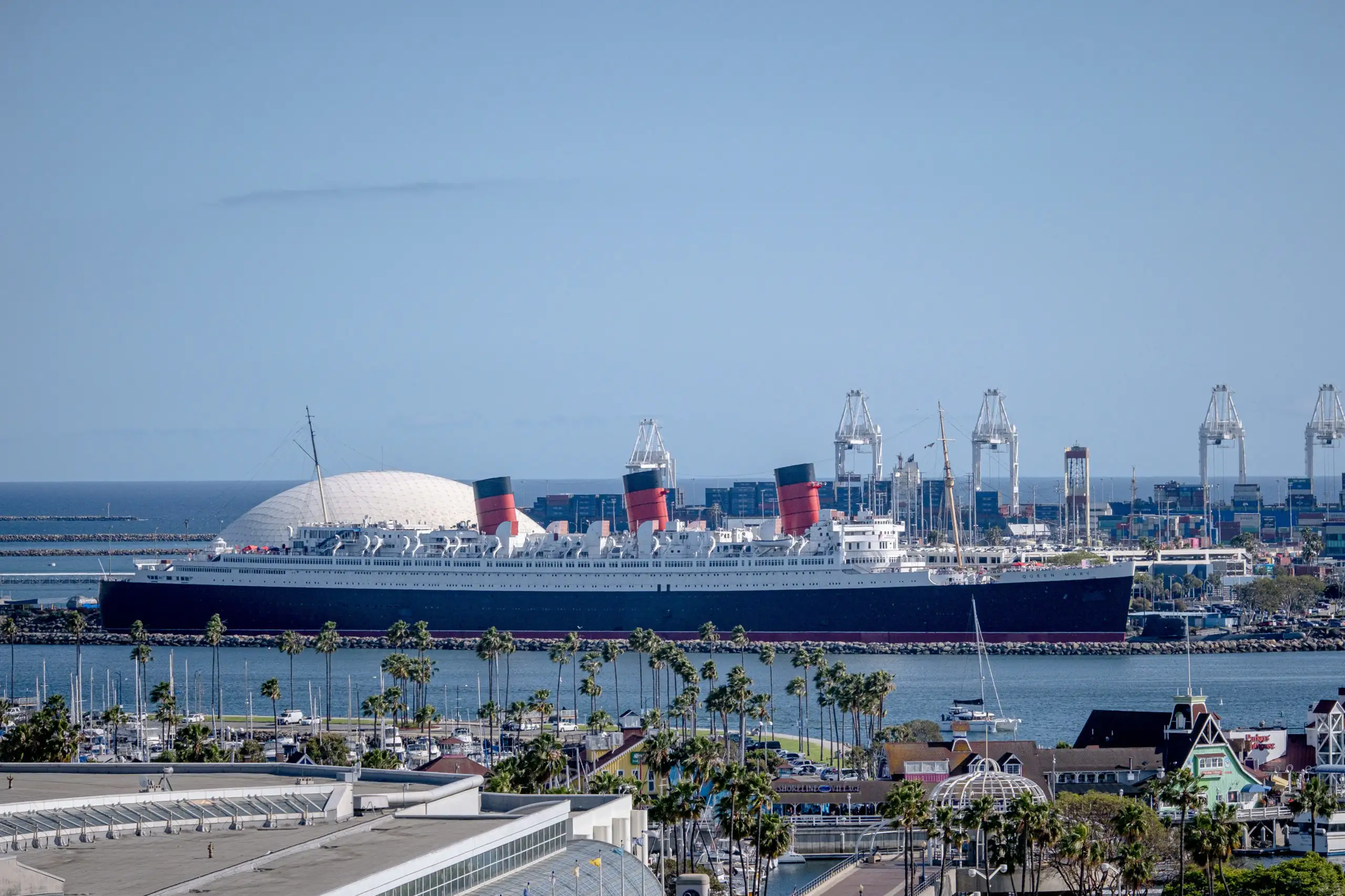 Queen Mary as seen from a distance