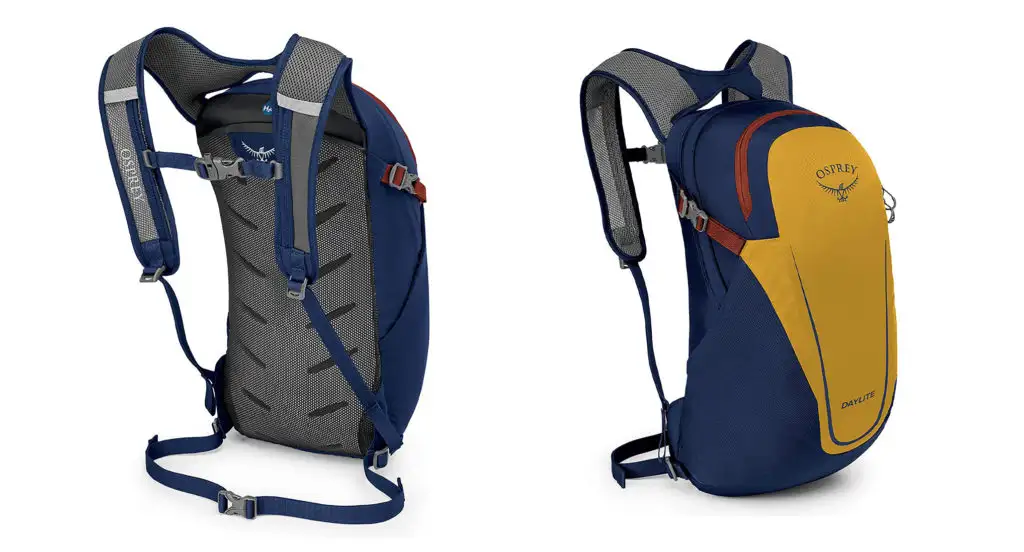 Front and back view of the Osprey Daylite Daypack
