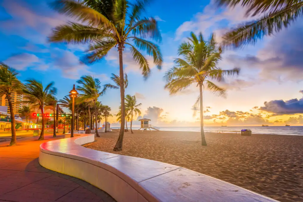 Fort Lauderdale Beach in Florida, United States
