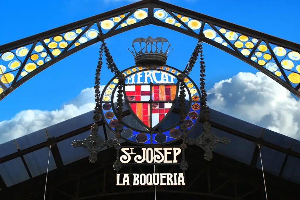 La Boqueria sign