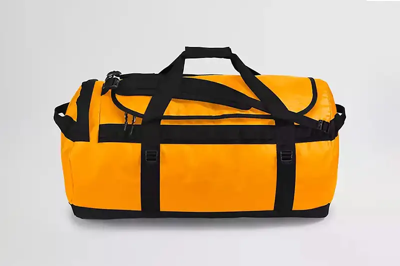 The North Face Base Camp Large Duffle Bag in bright yellow
