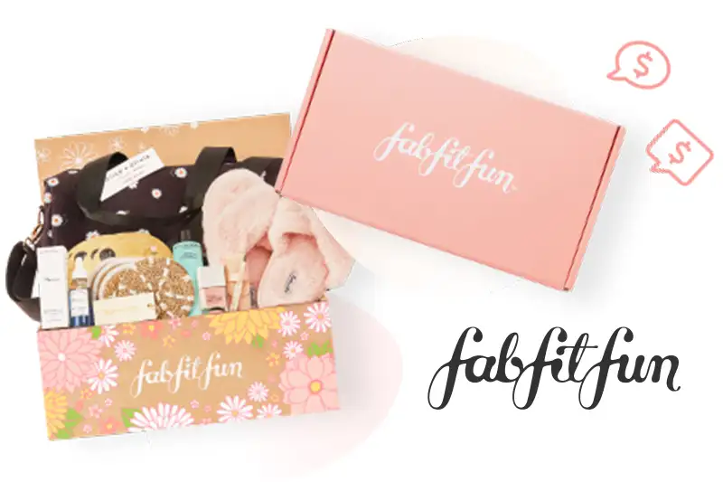 Two fabfitfun subscription boxes, one of the best subscription boxes to gift travelers