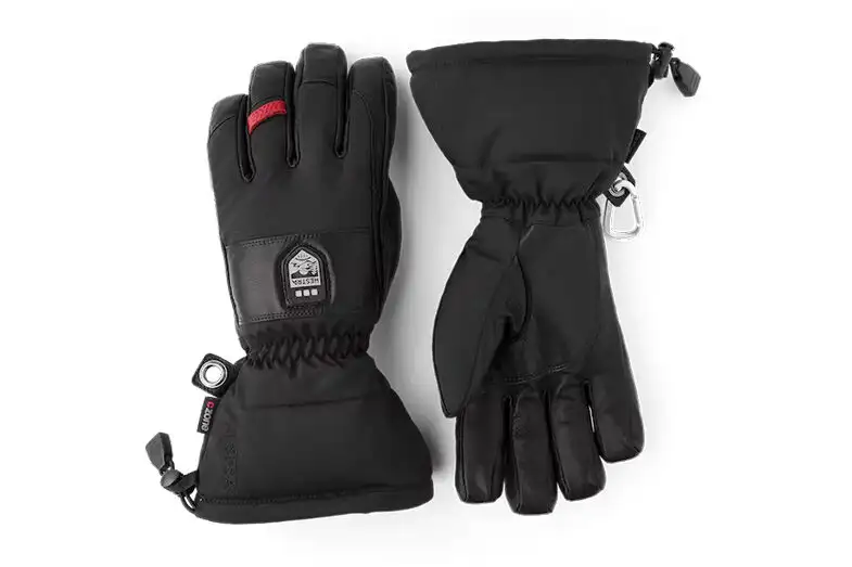 The Hestra Power Heater Gauntlet, one of the best heated gloves for travel