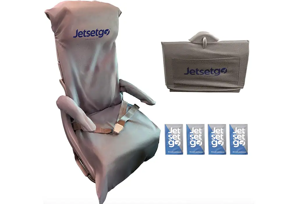 Jetsetgo Airplane Seat, Armrest, and Tray Table Cover