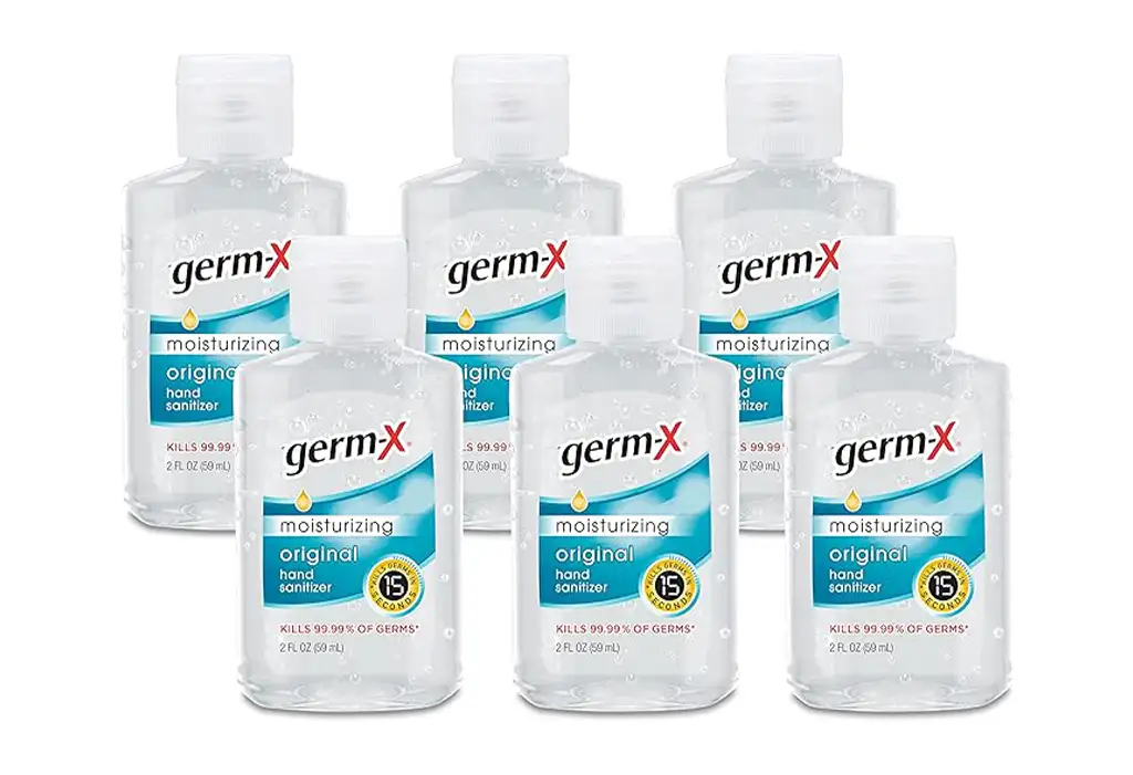 Germ-X hand sanitizer