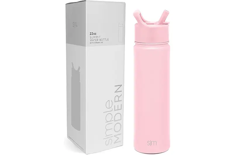 Simple Modern Insulated Water Bottle With Straw