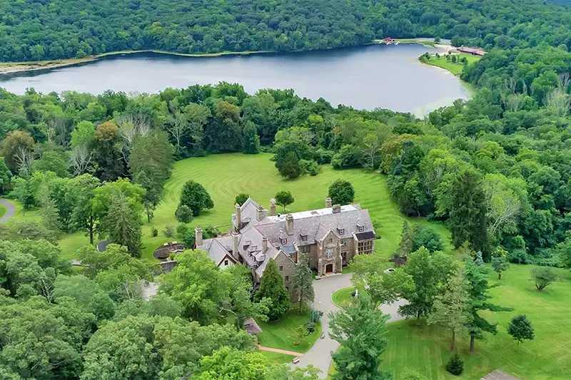 Aerial view of The Ranch Hudson Valley, New York