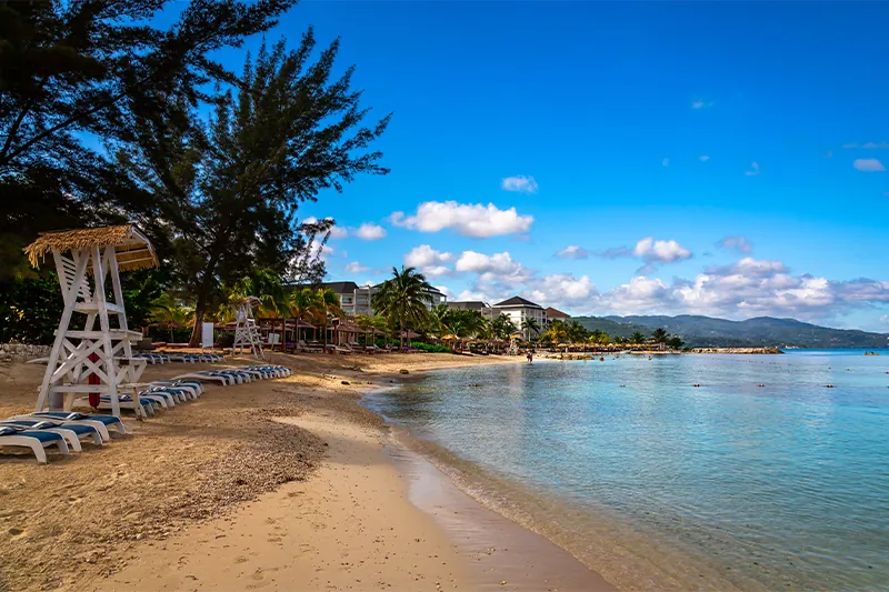 Beach in Montego Bay, Jamaica
