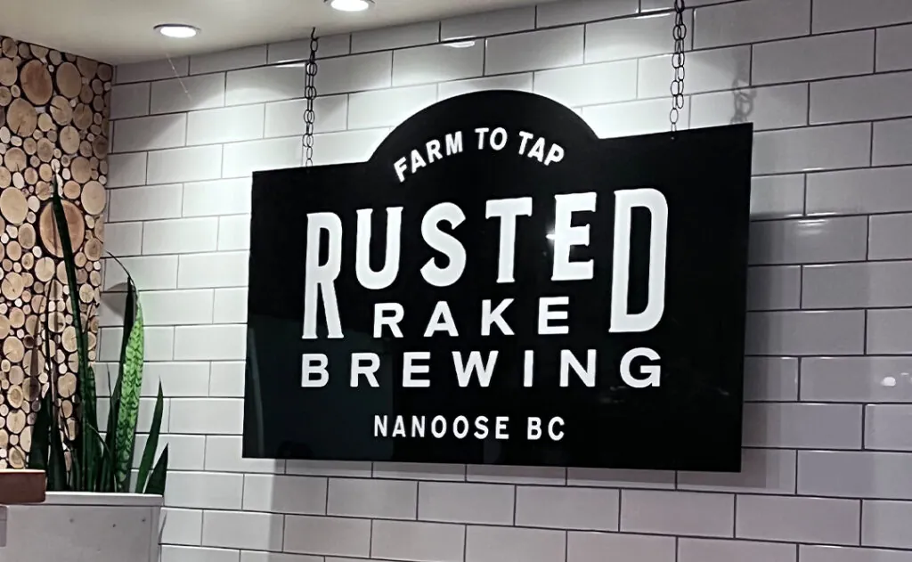 Rusted Rake Brewing Sign